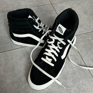Black Vans Sk8-hi shoes | size 13